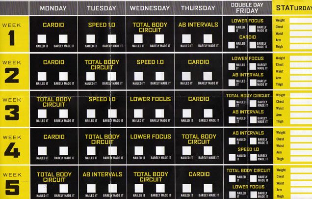 T25 focus workout download for free